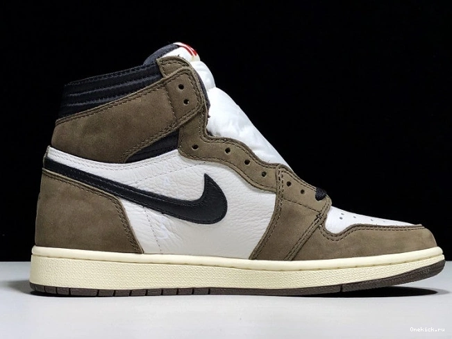 One Kick 1 'Mocha' Air High OG Retro Scott Jordan x Travis - CD4487 100 0726